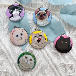 10pcs cartoon animal cat ename - огляд і ціна Jewelry Making Party