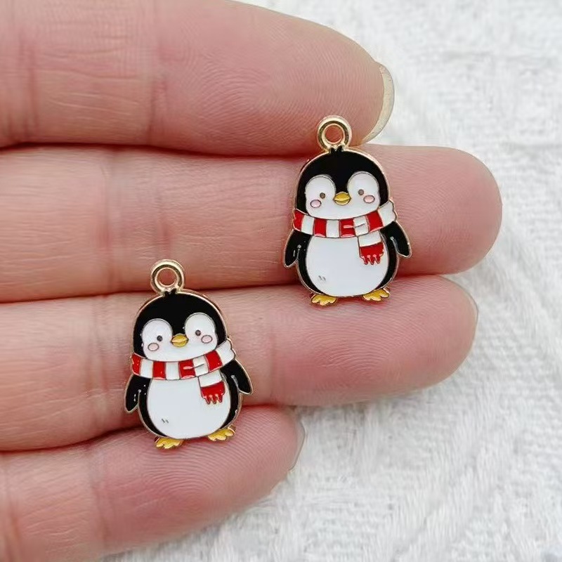 10pcs Cartoon Penguin Panda DI - огляд і ціна Jewelry Making Party