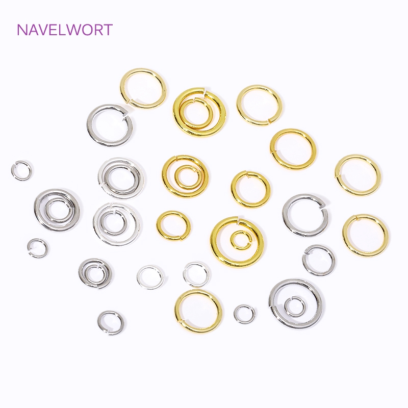 14K/18K Gold Plated Split Ring - огляд і ціна Jewelry Making Closed Jump Rings