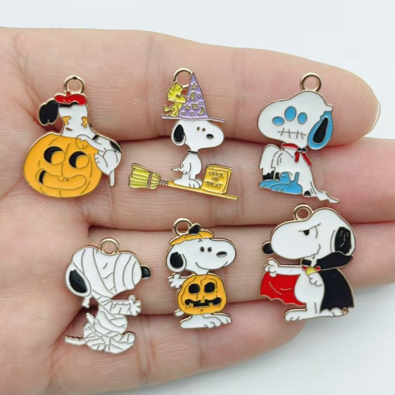 10Pcs Cute Halloween Cartoon P - огляд і ціна Jewelry Making Party