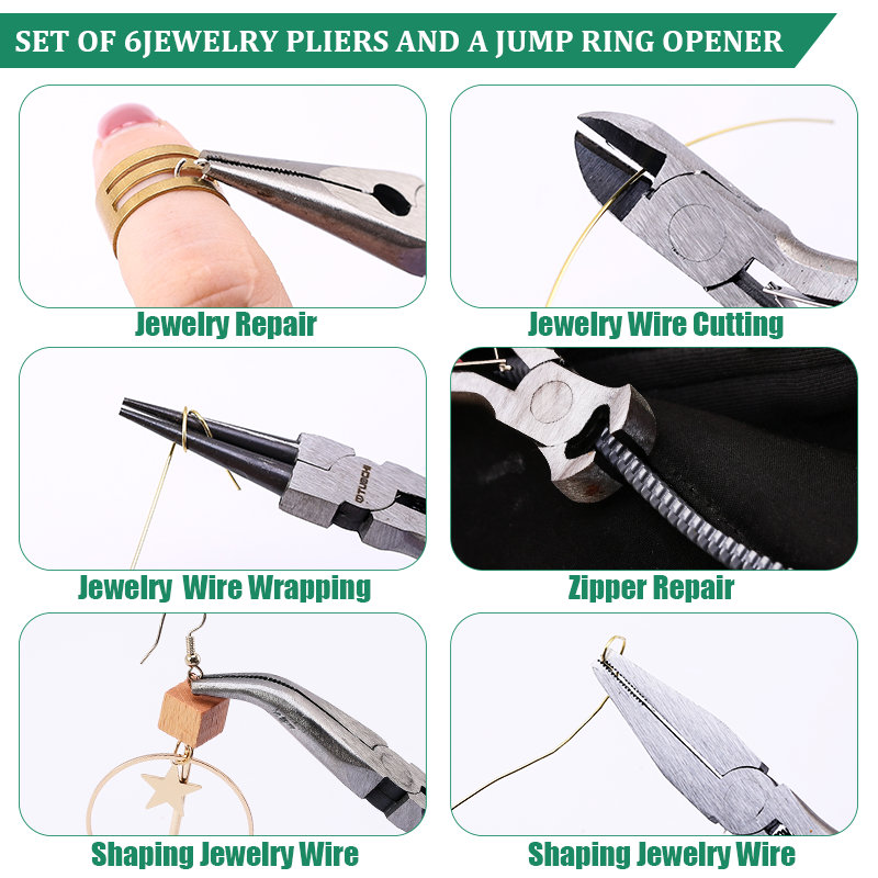 Jewelry Making Tool Set with N - огляд і ціна Jewelry Making Needle Nose Pliers