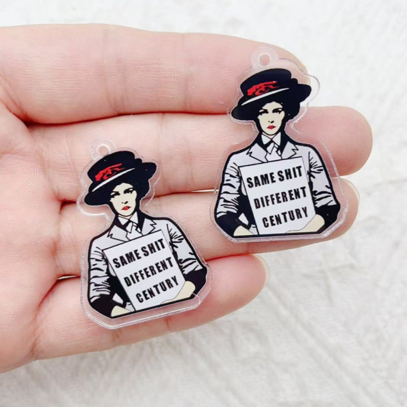 10pcs Acrylic Runner English P - огляд і ціна Jewelry Making Party
