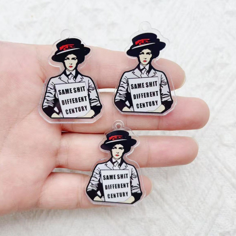 10pcs Acrylic Runner English P - огляд і ціна Jewelry Making Party