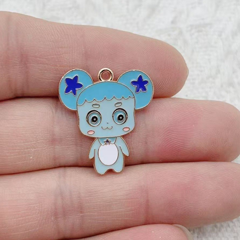 10pcs Cartoon Cute Drip Oil Al - огляд і ціна Jewelry Making Party