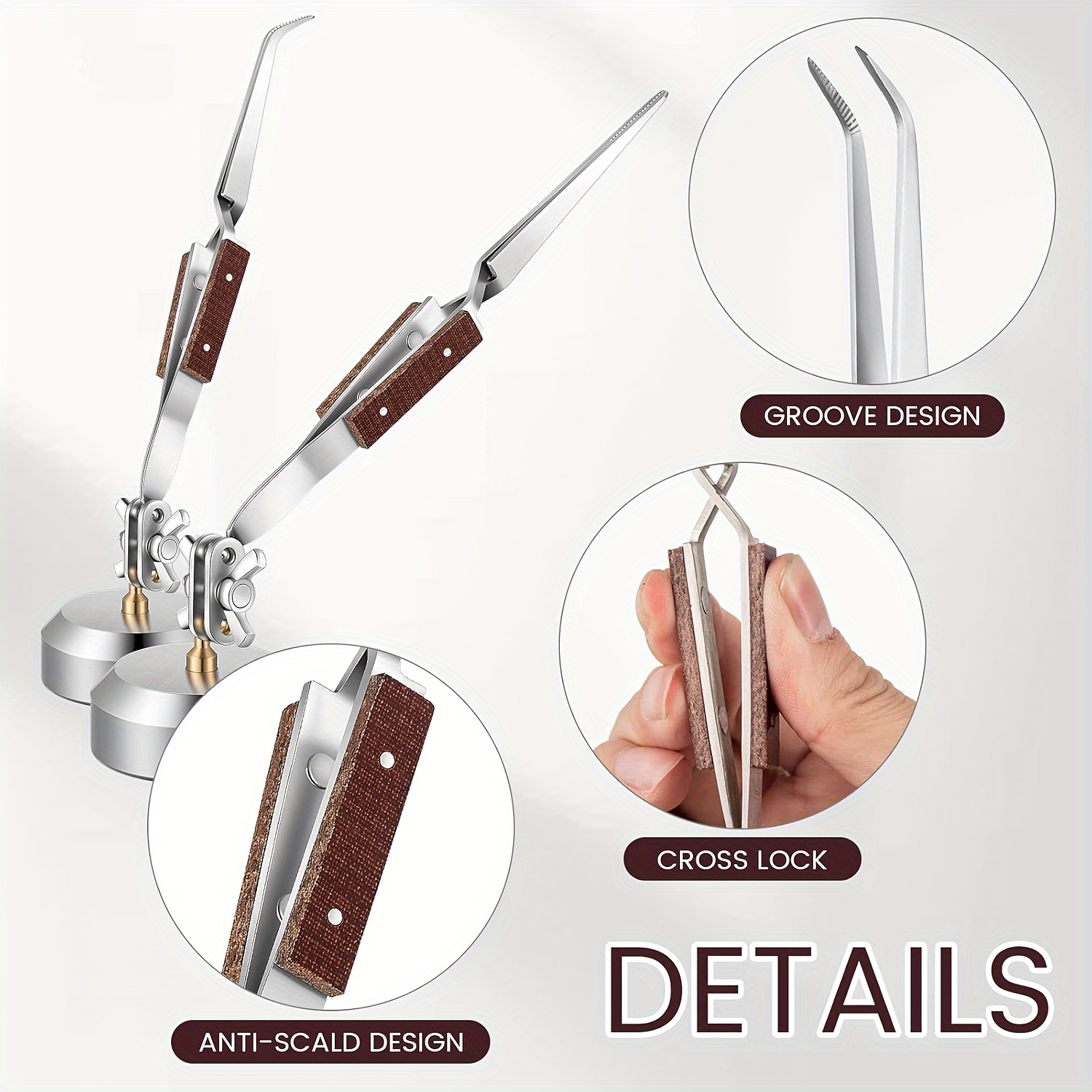 Third Hand Soldering Tweezers  - огляд і ціна Jewelry Making Needle Nose Pliers