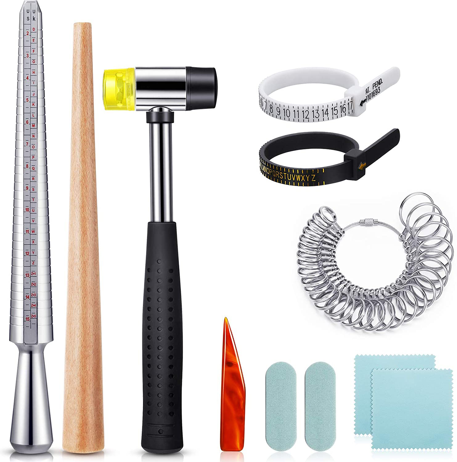 11 Pieces Of US UK Ring Mandre - огляд і ціна Jewelry Making Machine