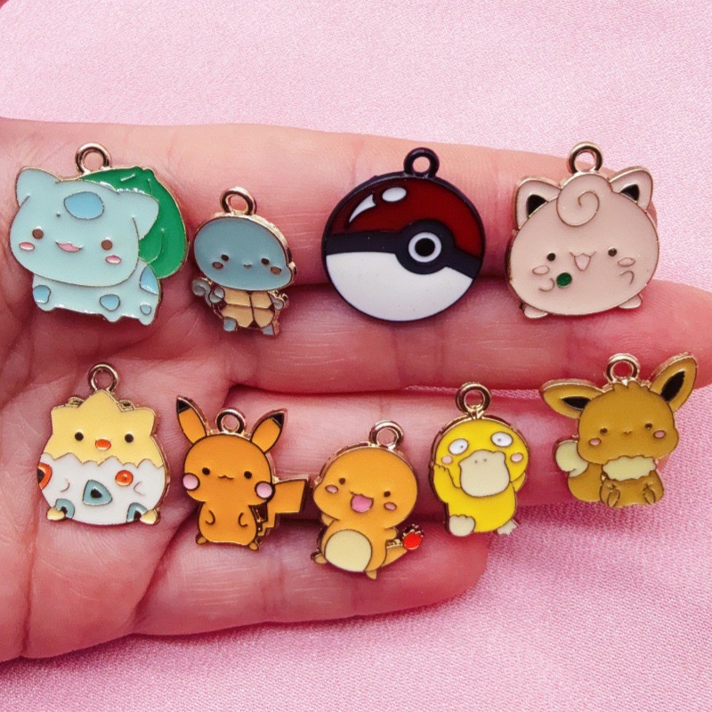 10pcs Cartoon Drip Oil Jewelry - огляд і ціна Jewelry Making Party