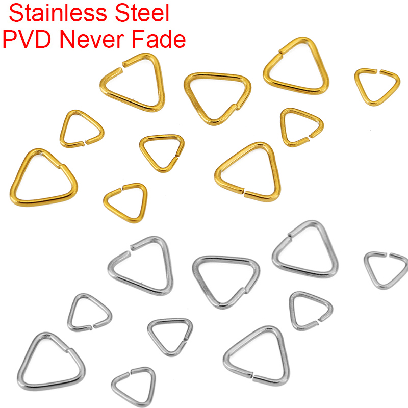 50pcs 5mm 8mm Stainless Steel  - огляд і ціна Jewelry Making Closed Jump Rings
