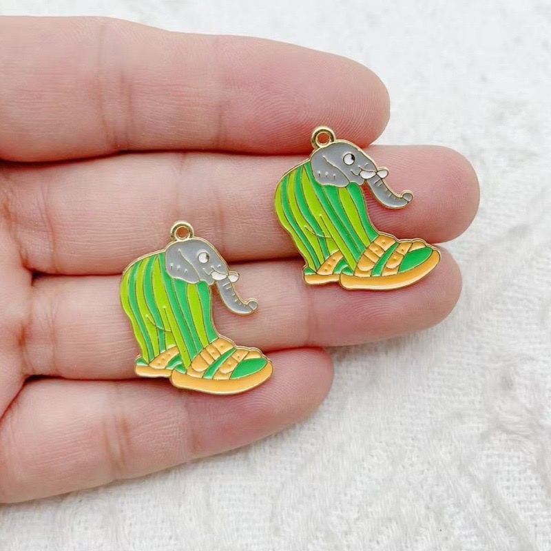 10pcs Creative Alloy Drip Oil  - огляд і ціна Jewelry Making Party