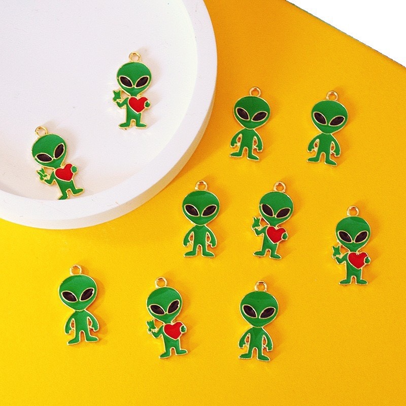 10pcs Simple Alien Alloy Drip  - огляд і ціна Jewelry Making Party