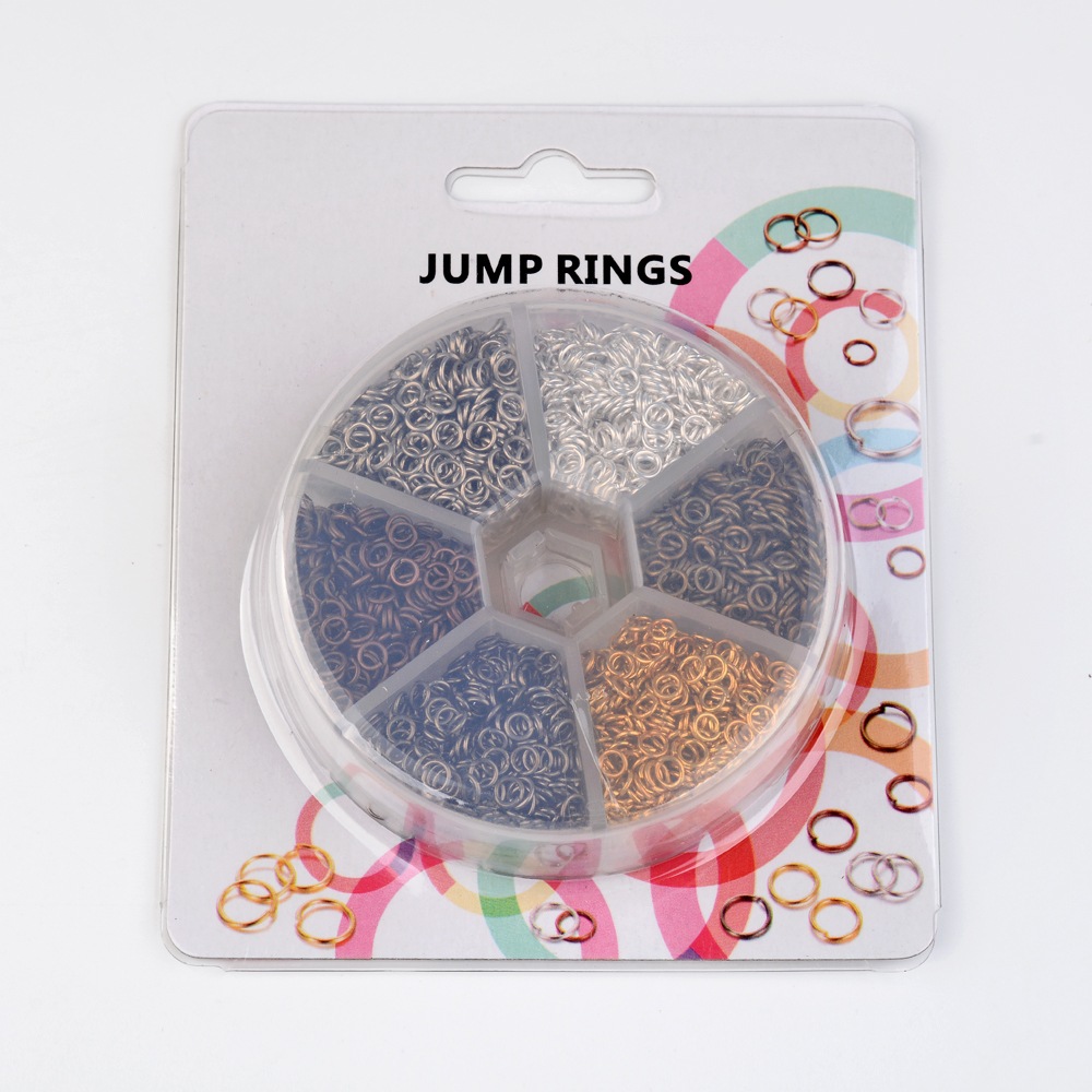1 Box Iron Jump Rings Open/Clo - огляд і ціна Jewelry Making Closed Jump Rings