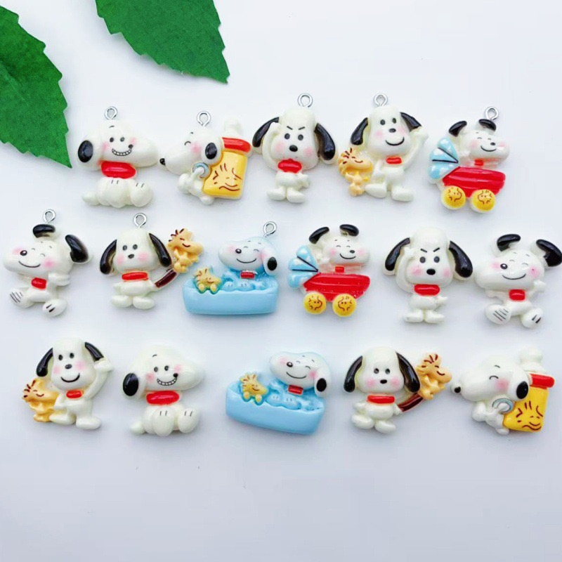12pcs resin cartoon dog pendan - огляд і ціна Jewelry Making Party
