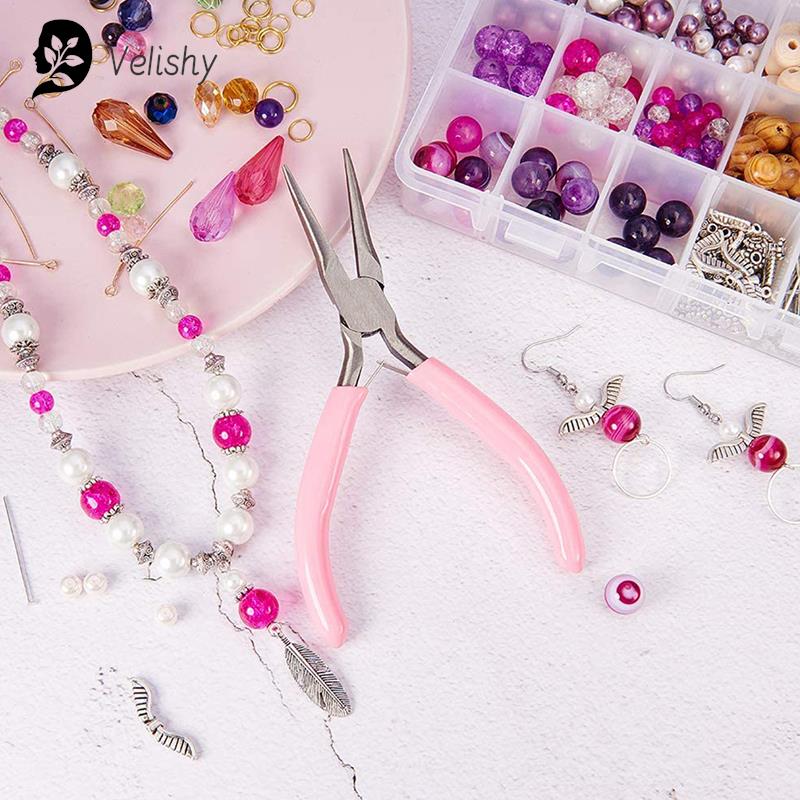 1PC Mini Pliers Diagonal Round - огляд і ціна Jewelry Making Needle Nose Pliers