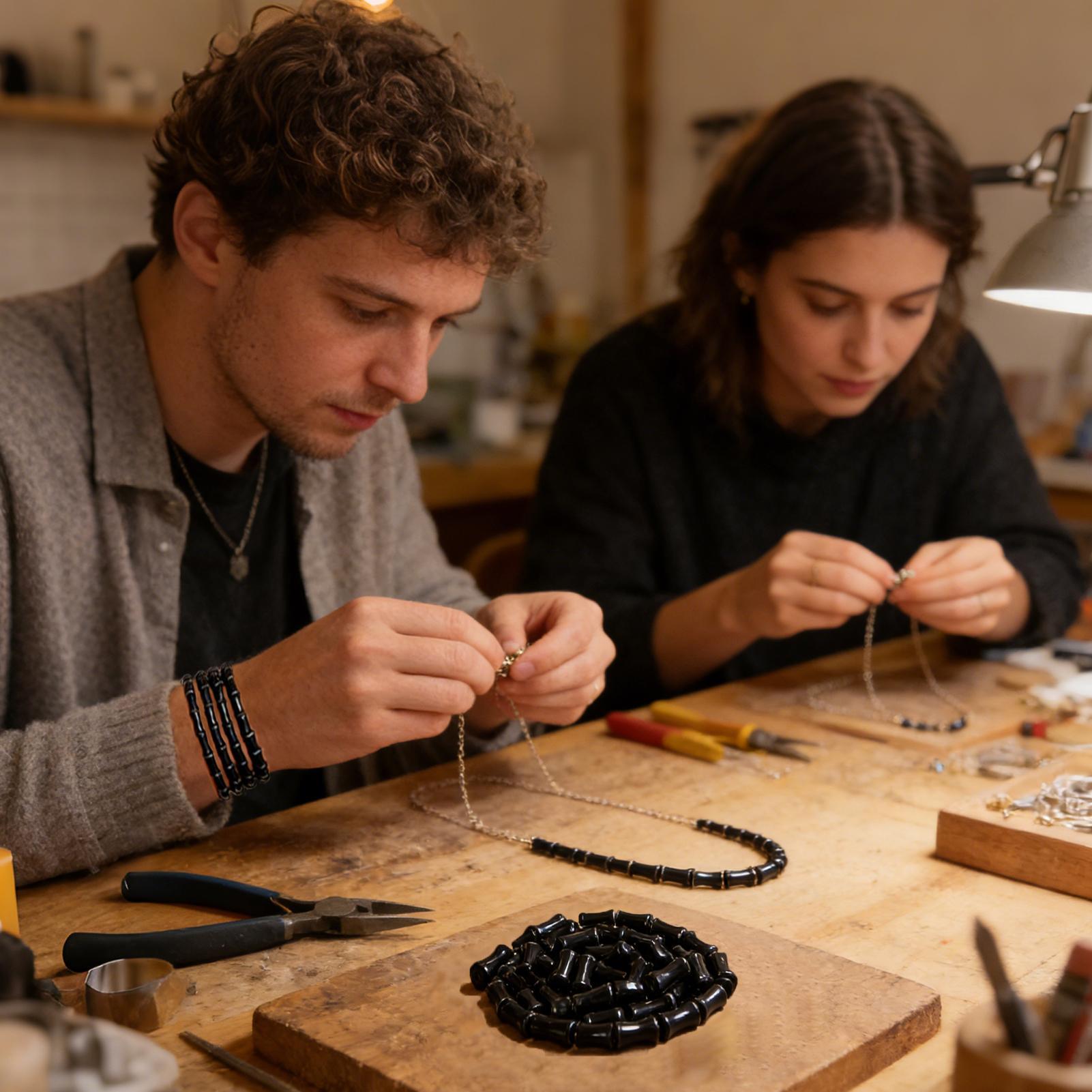 Phone Chain Making Beads 50pcs - огляд і ціна Jewelry Making Workshop For Kids