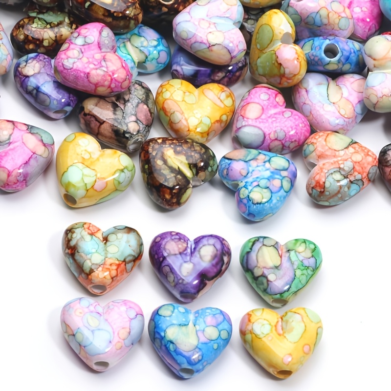 Heart Shaped  Spaced Beads 16m - огляд і ціна Jewelry Making Ideas With Beads