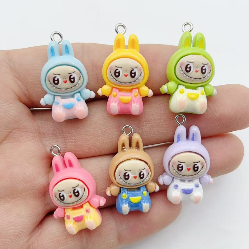 10Pcs Kawaii Rabbit Strawberry - огляд і ціна Jewelry Making Party