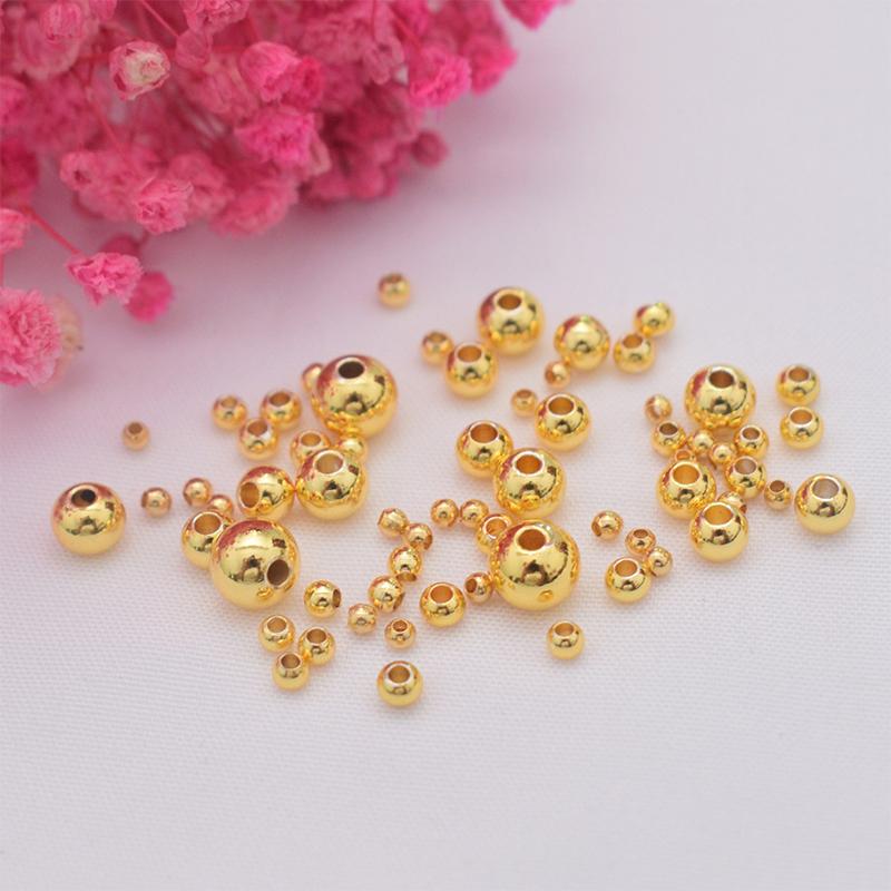 Shiny Gold Plated Faceted Spac - огляд і ціна Jewelry Making Ideas With Beads