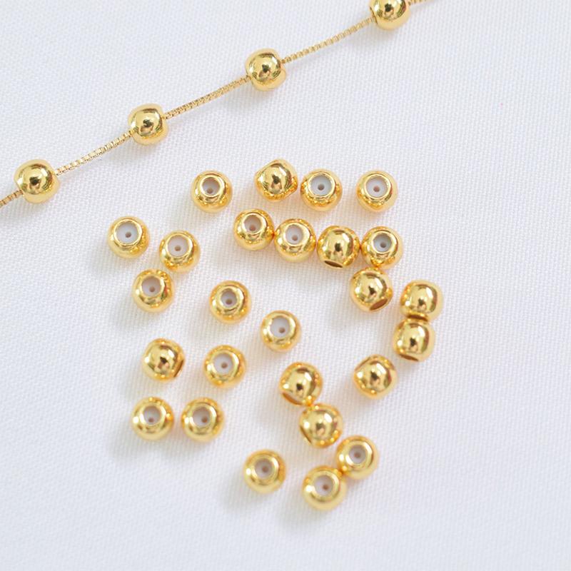 Shiny Gold Plated Faceted Spac - огляд і ціна Jewelry Making Ideas With Beads