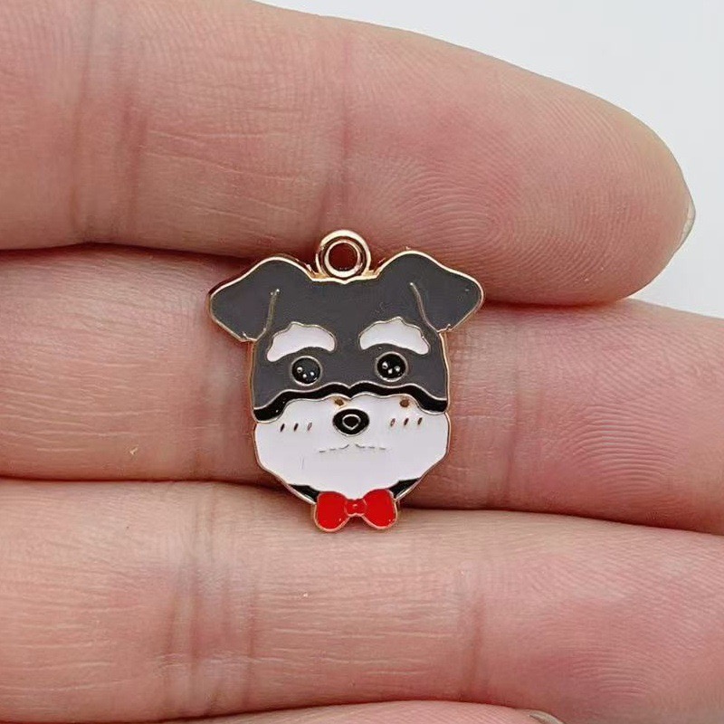 12pcs cartoon pet spotted dog  - огляд і ціна Jewelry Making Party