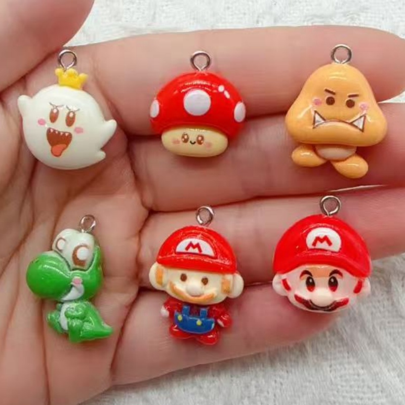 10pcs resin cartoon pendant, D - огляд і ціна Jewelry Making Party