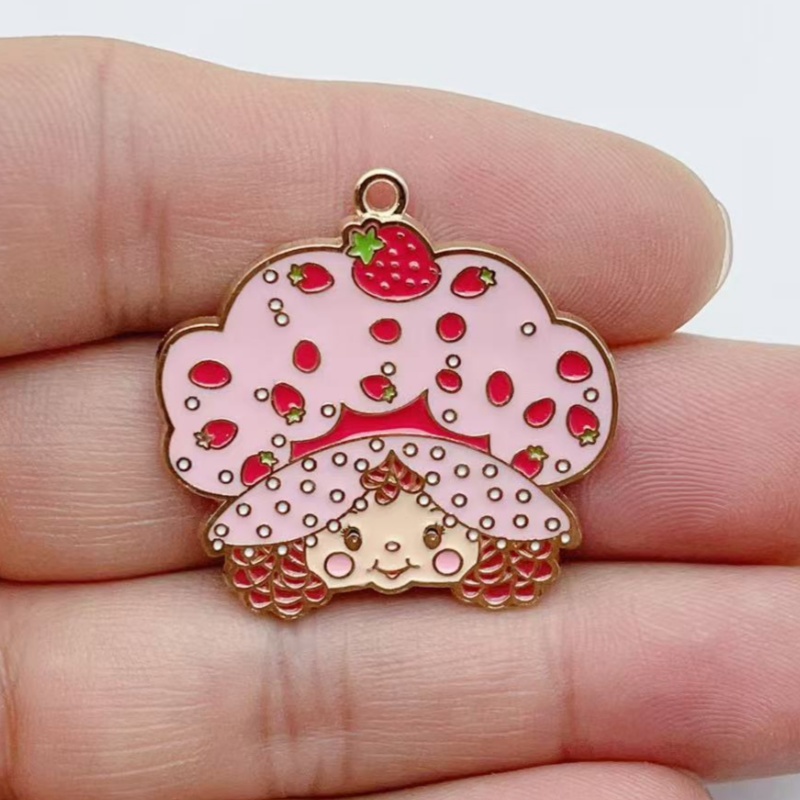 10pcs Cute Little Girl Enamel  - огляд і ціна Jewelry Making Party