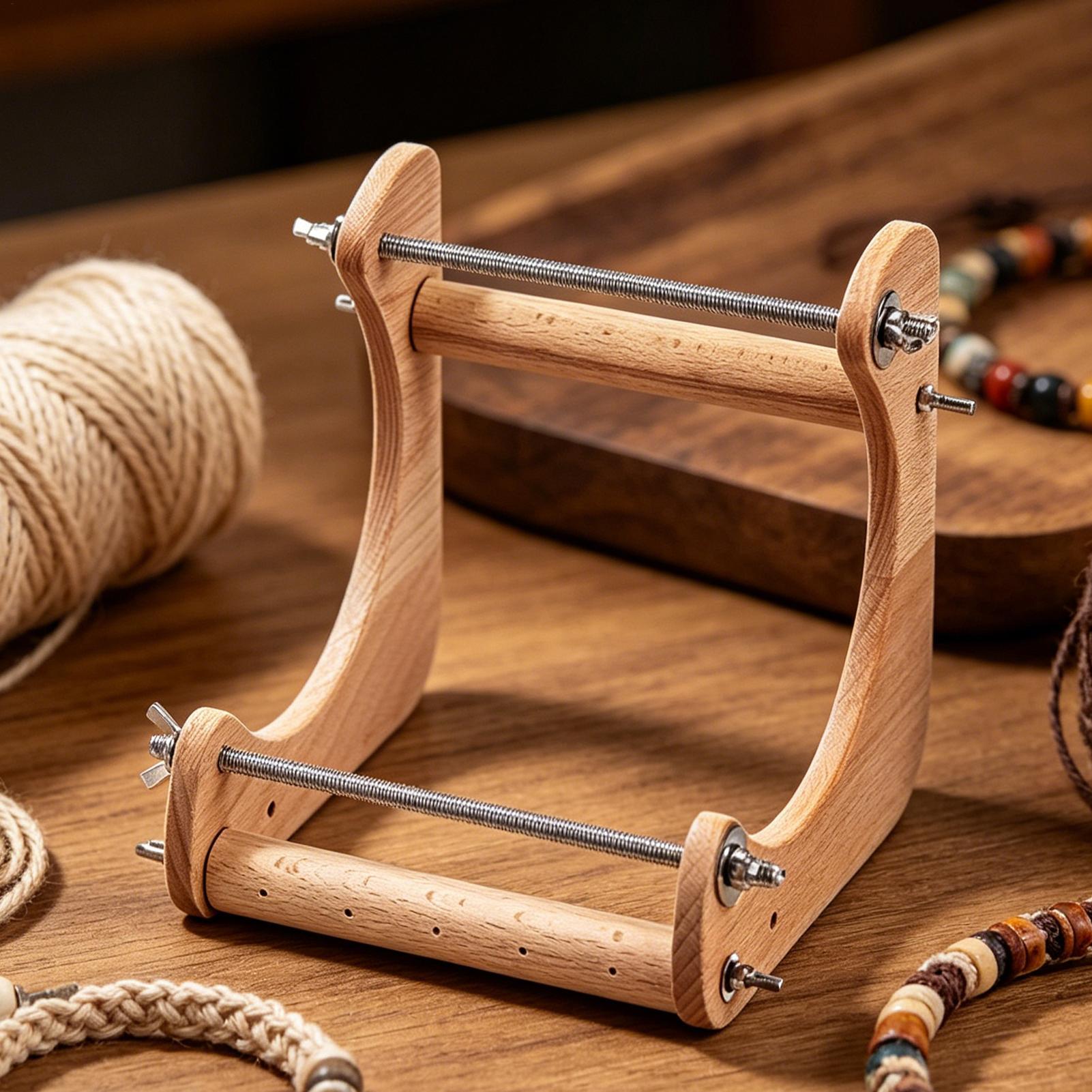 1pc Wood Beading Loom Adjustab - огляд і ціна Jewelry Making Machine