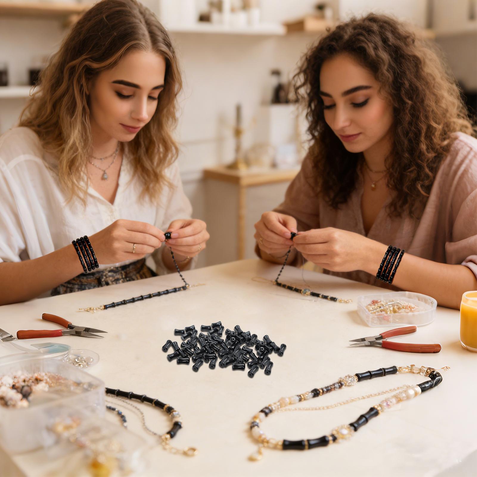 Glass Beads 50 Pieces Jewelry  - огляд і ціна Jewelry Making Workshop For Kids